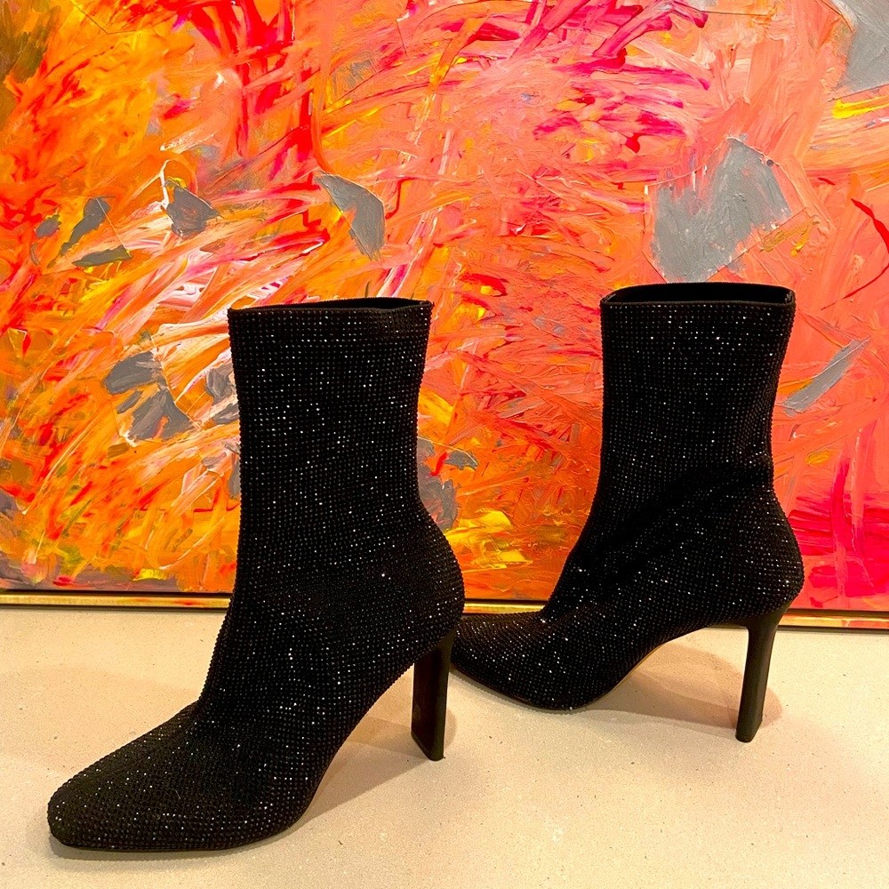 ALDO Glitter Booties - Worn 1x